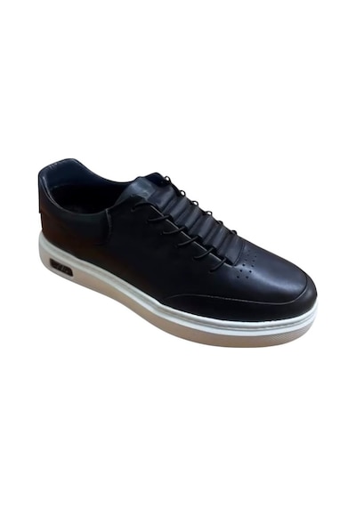 Luis Figo Hakiki Deri Erkek Sneaker Ayakkabı Ckr01068 Siyah - Beyaz