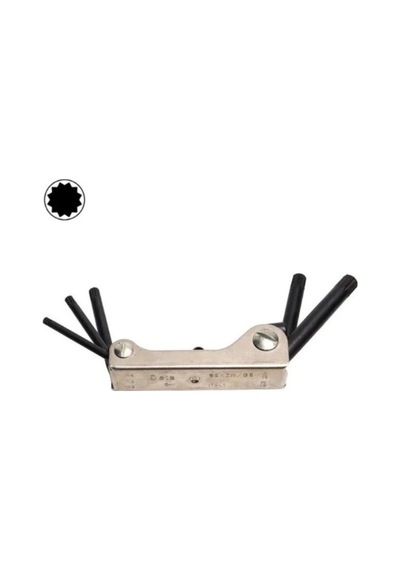 Beta 98xzn/g5 On Ki Köşe Yivli Xzn Kaset Tipi Allen Anahtar Takımı M5-6-8-10-12