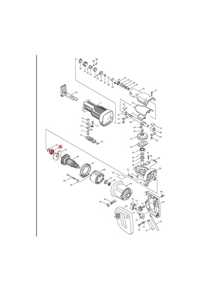 Makita JR3030T Rulman 6001 Ürün Kodu 211131-2