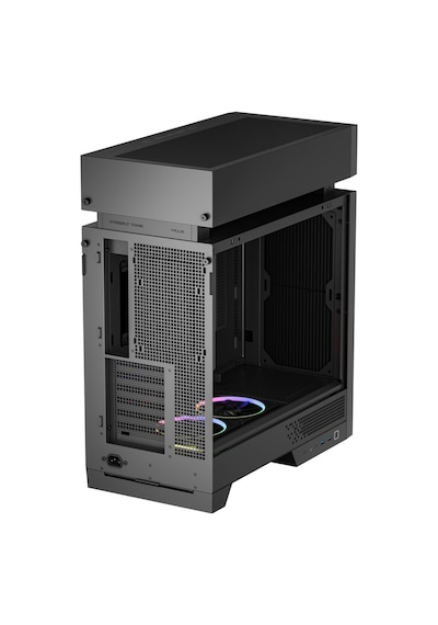 Deepcool Cl660 Mid Tower Atx Temperli Cam Type-c Siyah Bölmeli Oyuncu Bilgisayar Kasası