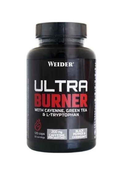 Weider Ultra Burner Caffeine+green Tea 120 Caps
