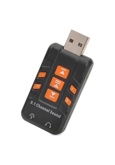 Harici 8.1 Kanal Usb Çevirici 3.5mm Mikrofonlu Ses Kartı
