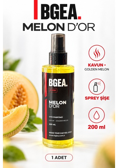 Bgea Melon D Or Kavun Kokulu Oto Parfümü Golden Melon Sprey 200 Ml