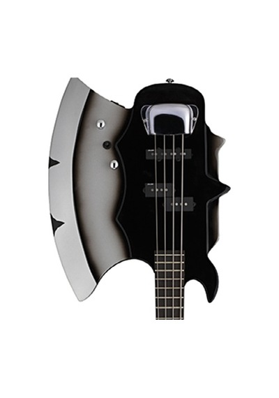 Cort Gs Bass Axe2bk Bas Gitar, Siyah, Çantalı, Gene Sımmons İmzalı, Mi