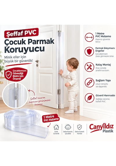 Çocuk Bebek Parmak Koruyucu Kapı Menteşe Parmak Koruyucu