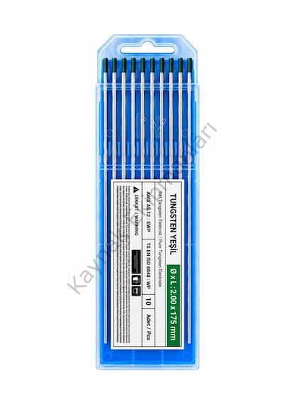 Yeşil Tungsten Elektrod Argon İğnesi 2.0x175 Mm - 1 Adet
