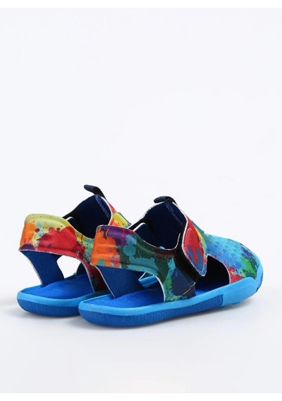Pepino Dudino Queen Burnu Kapalı Unisex Tekstil Cocuk Sandalet Mavi
