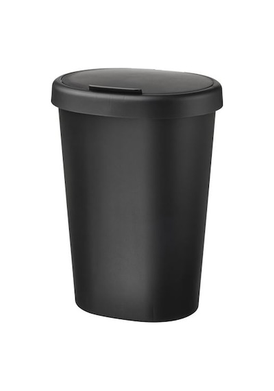Ikea Hölass Çöp Kutusu, Siyah, 8 Lt