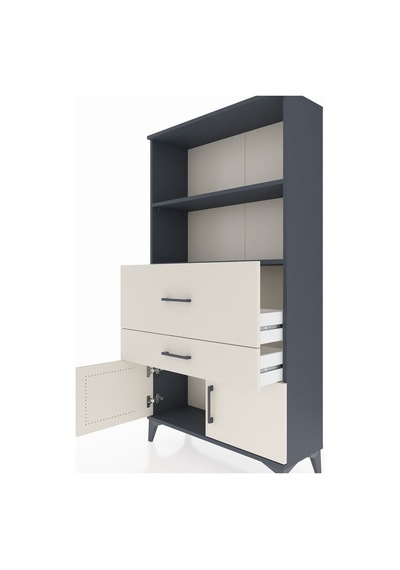 Arges Dolap 2 Raflı 2 Çekmeceli 2 Kapaklı 88x30x163 Antrasit-... Antrasit Arges Dolap 2 Raflı 2 Çekmeceli 2 Kapaklı 88x30x163 Antrasit-... Antrasit