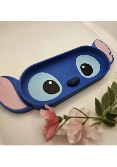 Stitch Tasarımlı Figür Tasarımlı Gözlük Tutucu Ve Çok Amaçlı Organizer