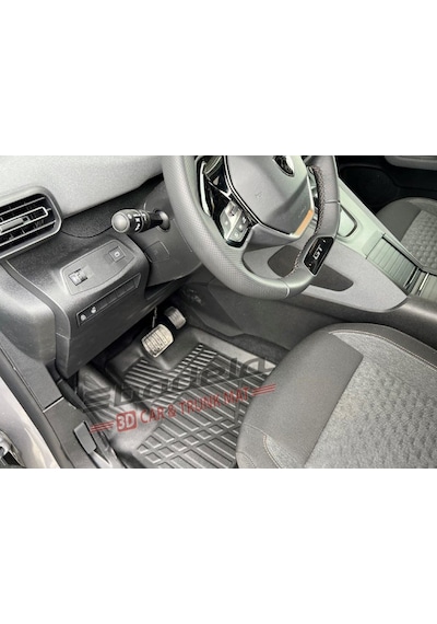 Peugeot Rifter 2025 3d Kauçuk Kokusuz Havuzlu Paspas