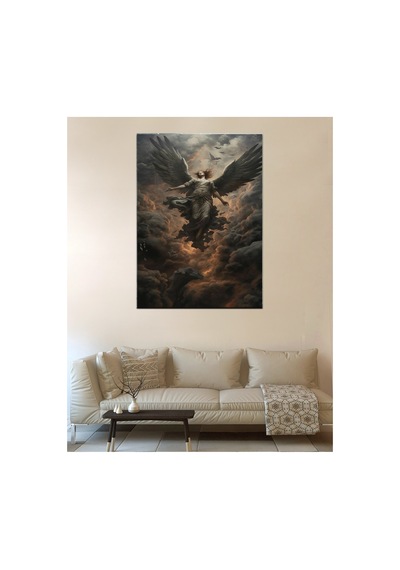 Rise Of Angel Desenli Tasarım Duvar Halısı