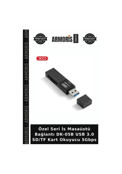 Özel Seri İs Masaüstü Bağlantı Dk-05b Usb 3.0 Sd/tf Kart Okuyucu 5gbps