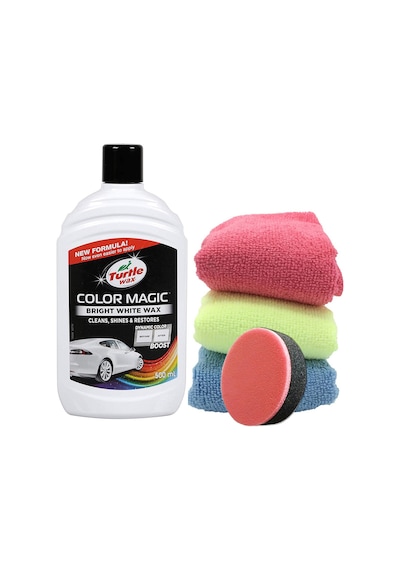 Turtle Wax Renkli Cila Beyaz 3 Adet Mikrofiber Bez Sünger