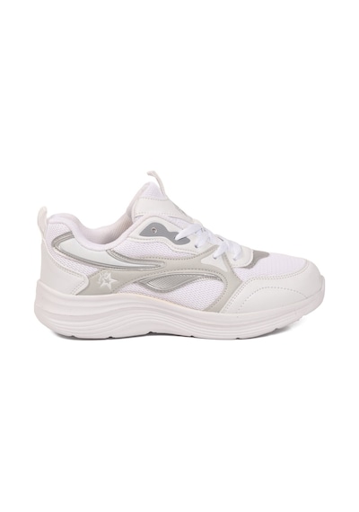 Walkway Beyaz-gri Fileli Bağcıklı Nefes Alan Rahat Tabanlı Unisex Yürüyüş Ve Spor Ayakkabı 26106 G Beyaz - Gri Walkway Beyaz-gri Fileli Bağcıklı Nefes Alan Rahat Tabanlı Unisex Yürüyüş Ve Spor Ayakkabı 26106 G Beyaz - Gri