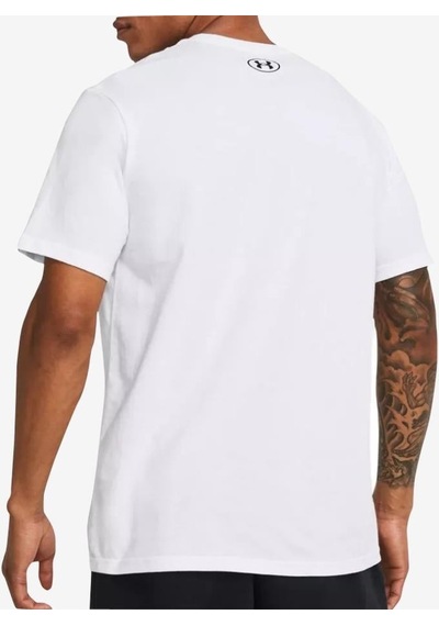 Under Armour Ua Gl Foundation Update Ss Erkek Antrenman Tişörtü 1382915-100 Beyaz