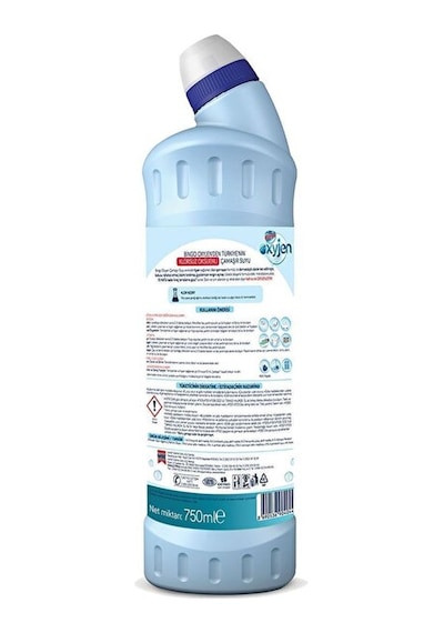 Bingo Oksijen Çamaşır Suyu 750 Ml Ekonomi Paketi 6'lı Okaliptus Diğer