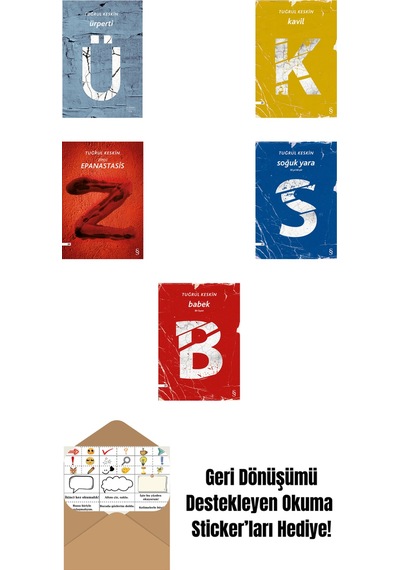 Tuğrul Keskin 5 Kitap Set + Okuma Sticker'ları