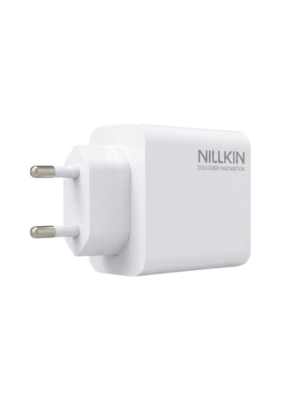Nillkin Nl-30w 30w Typec Usb Çift Portlu Hızlı Şarj Cihazı Beyaz