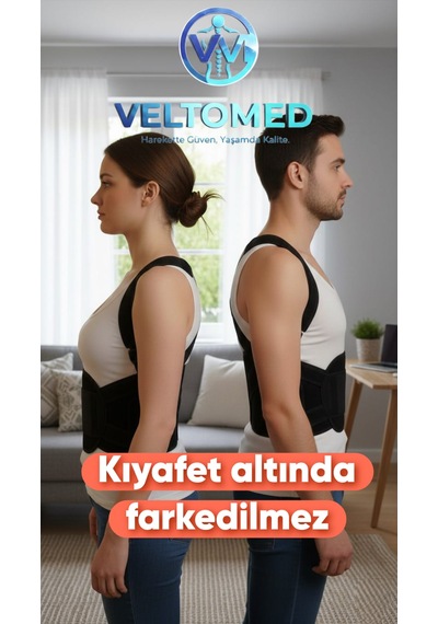 Ortopedik Dik Duruş Korsesi Kamburluk Sırt Omuz Korse Dik Durmak Için Dik Durma Aparatı Kambur Kifoz
