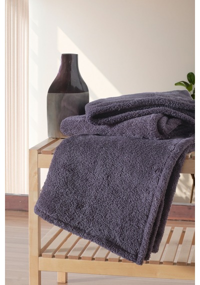 Wellsoft Tv Battaniyesi Peluş Polar Ultra Yumuşak Battaniye 140x170 Cm Antrasit
