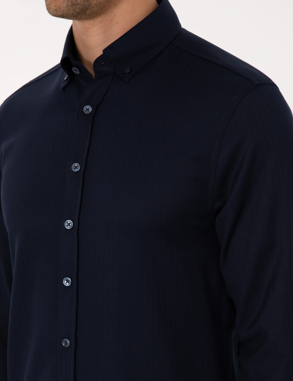 Pierre Cardin Erkek Lacivert Gömlek Desenli 50316747-vr033 Lacivert