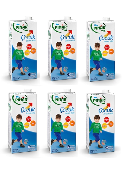 Pınar Çocuk Devam Sütü 1 Lt X 6 Adet
