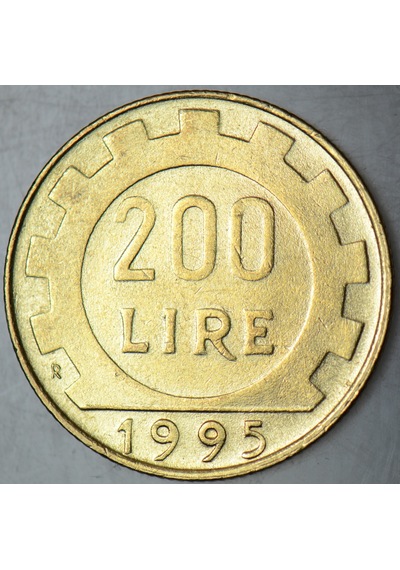 İtalya 200 Liret 1995 Çil -