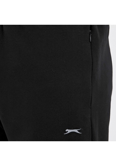 Slazenger RAJKO Erkek Fermuar Cepli Dar Paça Siyah Eşofman Altı
