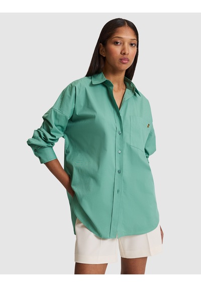 Pierre Cardin Kadın Yeşil Gömlek Desenli 50328628-vr054