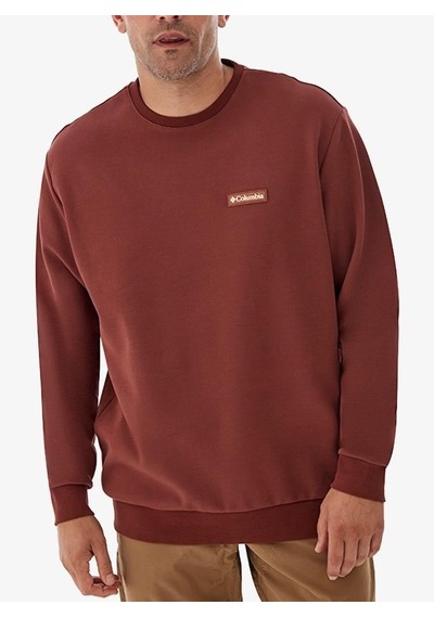 Columbia Cs0382 Csc M Gem Columbia Label Crewneck Erkek Sweatshirt Bordo