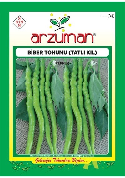 Arzuman Tatlı Kıl Biber Tohumu