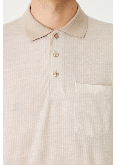 Taş Polo Yaka T-shirt Taş