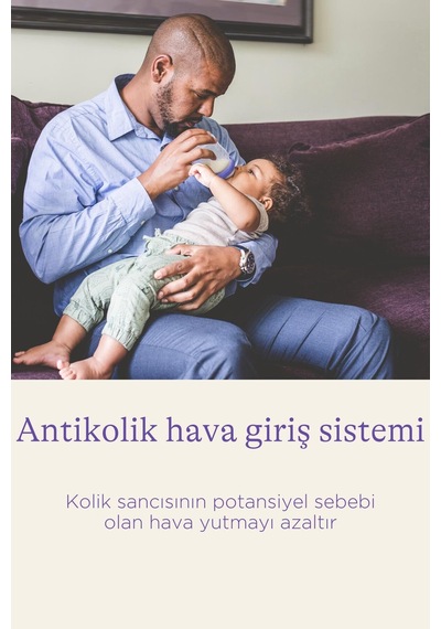 Naturalwave 2'li Biberon Emziği Yavaş Akışlı 1 Ay+