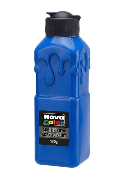 Nova Color Akrilik Boya 180gr Mavi - 3 Adet Diğer