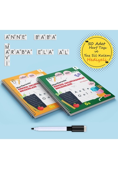 Harflerimle Erken Okuryazarlık Becerileri Eğitim Seti