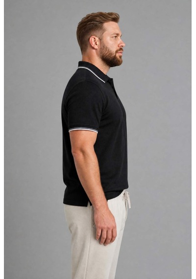 Defacto Büyük Beden Polo T-shirt H1474AX26SP