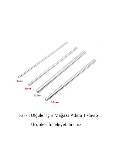 Paslanmaz Çelik Çubuk Yuvarlak Krom Mil 4 Mm 438454543