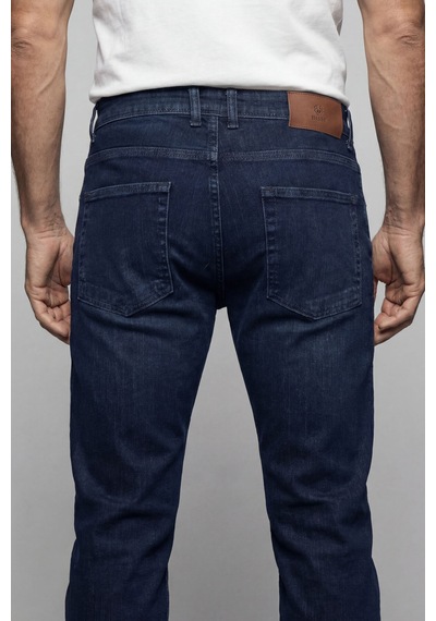 Bisse Lacivert Denim Pamuklu 5 Cepli Erkek Pantolon Pnj25y25100 D39
