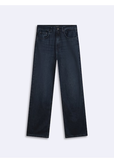 LTB Vanetta Zıp Fermuarlı Straight Dark İndigo Jean Pantolon