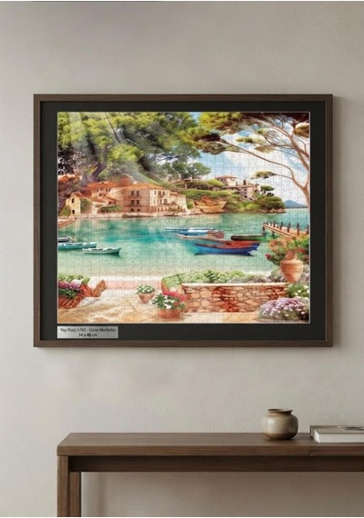 Kar Masalı Ve Güne Merhaba İkili Set - 1000 + 500 Parça İkili Puzzle Seti
