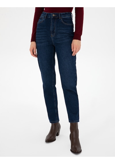 Pierre Cardin Kadın Koyu Mavi Pantolon Jean 50318031-vr032 Koyu Mavi