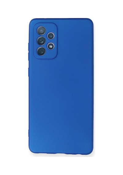 Samsung Galaxy  Uyumlu - A72 Kılıf First Silikon - Mavi