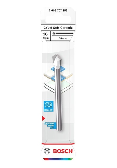 Bosch Cyl-9 16 Mm Standart Fayans Ve Seramik Matkap Ucu 2608707353