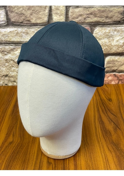 Hamze Docker Hip Hop Snapback Rapper Model Gabardin Şapka Petrol Mavisi