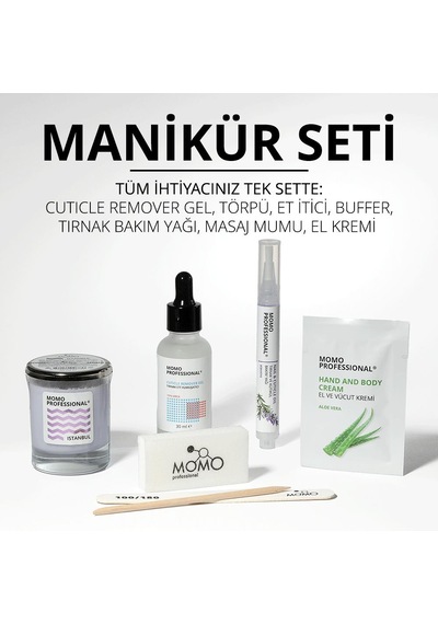 Momo Professional Manikür Seti, Tırnak Bakım Seti No.2