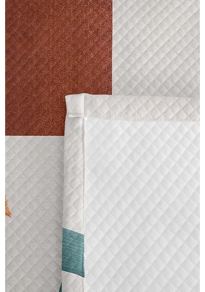 Geometrik Bej Genç Odası Tek Kişilik Pike Takımı - Turkuaz Kiremit 160x220 Cm Kapitone Yatak Örtüsü Narin Zeytinlik Zemini Geometrik Bej Genç Odası Tek Kişilik Pike Takımı - Turkuaz Kiremit 160x220 Cm Kapitone Yatak Örtüsü Narin Zeytinlik Zemini