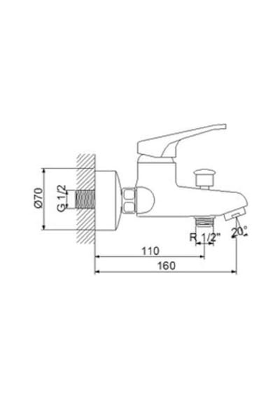 Newarc Smart Banyo Bataryası 142511 Krom