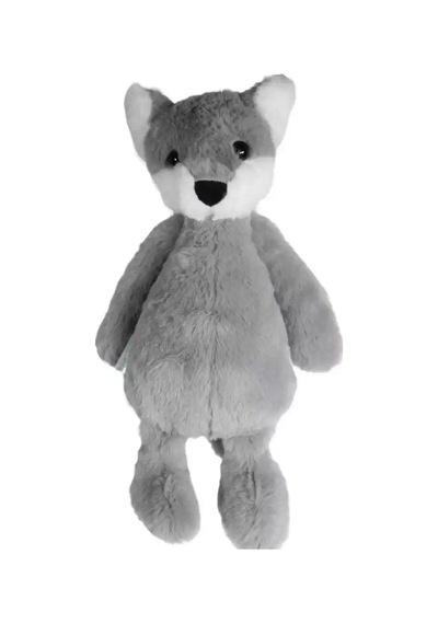 Dada Peluş Oyuncak Uyku Arkadaşı Tilki Gri 34 Cm Çok Renkli