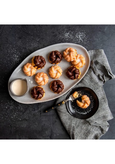 Nordic Ware 95377 Bundtlette Pan 75. Yıl Dönümü Örgülü Bundt Bites, Altın, 3,5 Çok renkli